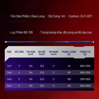 Cần Câu Tay GUF Giao Long