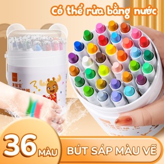 Màu sáp dầu tuyệt vời cho các dự án nghệ thuật - Bộ 36/48 màu sắc tươi sáng, an toàn, khuyến khích học sinh sáng tạo