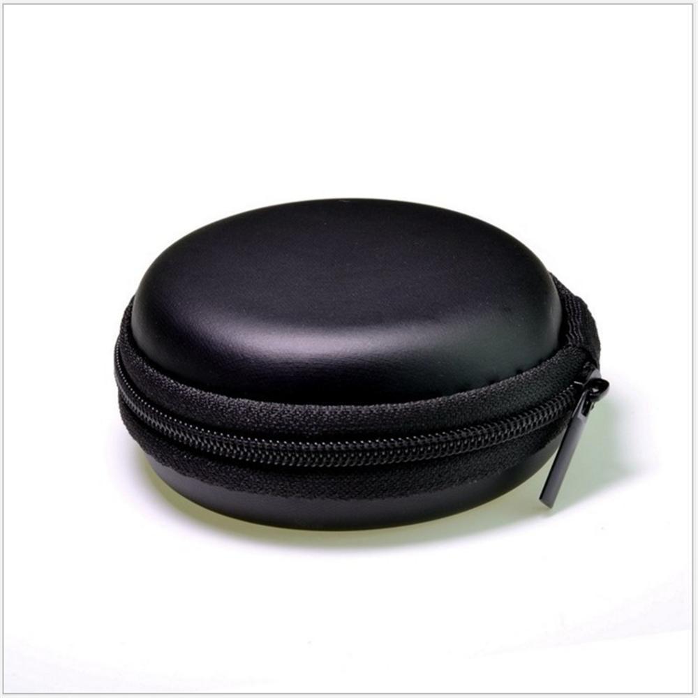Di Động Mini Tròn Cứng Bảo Quản Hộp Đựng Tai Nghe Cho Tai Nghe SD TF Thẻ Cho Iphone xiaomi Samsung Cáp Usb Tai Nghe Túi