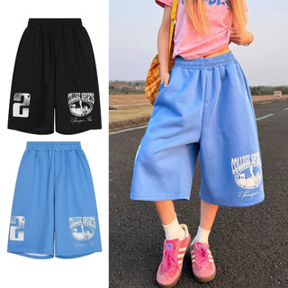 GKSSS Quần short nam phong cách Mỹ, dáng rộng trung tính