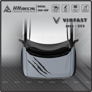 DECAL DÁN CAPO XE VF3 - TEM DÁN CAPO VF3 MẪU MỚI NHẤT Tem VF3 cao cấp ( MẪU 09 )