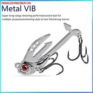 Mồi Câu Cá 2 Trong 1 Kim Loại Với Eyes 3D Thực Tế, Phù Hợp Cho Câu Cá Topwater