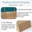 BEABOUT 4 / 8 / 12 / 16 Giỏ Giấy Kraft, Giấy Kraft Chống Thấm Nước Kraft Tông DIY Giỏ, Giỏ Trống DIY Có Tay Cầm Hộp Hoa Giấy Sinh Nhật