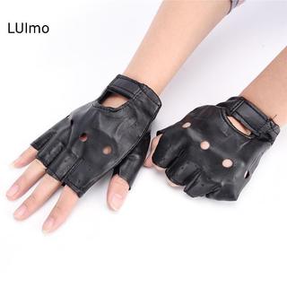 LUImo Da PU Lái Xe Máy Biker Găng Tay Ngón Nam Nữ Găng Tay SBS