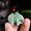 Mặt dây chuyền thời trang tinh tế Ice Elephant Mặt dây chuyền ngọc bích