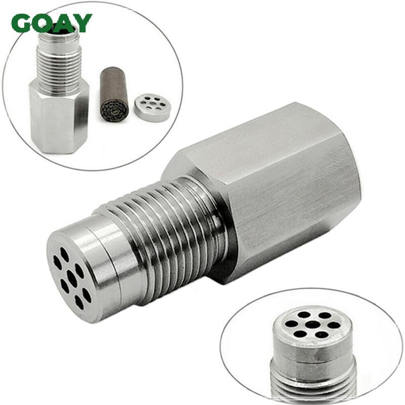 GOAY M18 * 1.5 O2 Miếng đệm cảm biến oxy CEL Eliminator, Đèn động cơ Che, Trình mô phỏng xúc tác Mini, Bộ chuyển đổi bằng thép không gỉ 304 VN