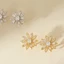 Cinna Glamorously Tai nghe Kẹp tai với họa tiết cánh hoa phức tạp và Zircon lấp lánh cho Freeclip 1 2 Kẹp trên quyến rũ