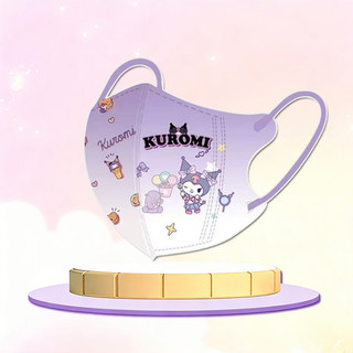 Khẩu trang trẻ em 3D Meieti Yuguigou - Thiết kế hoạt hình Sanrio, thoáng khí và phù hợp cho trẻ từ 4 đến 12 tuổi