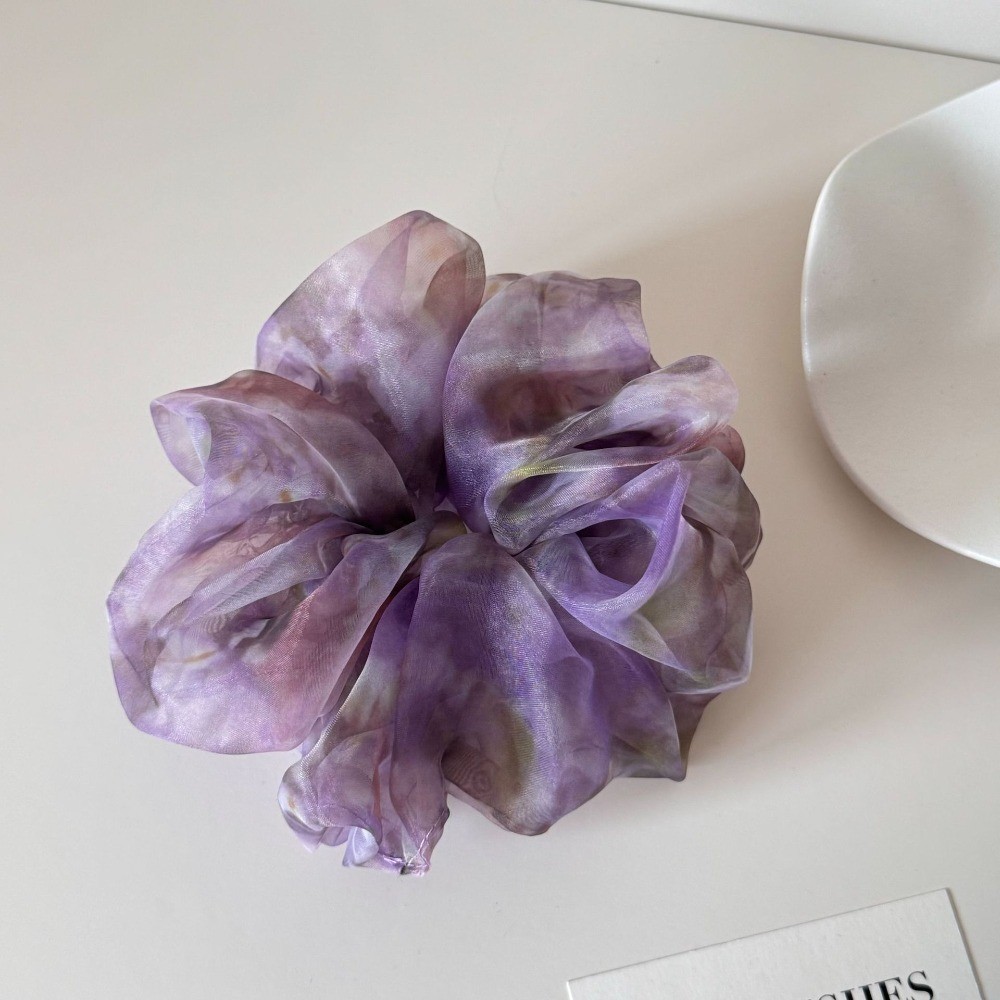Hululu Scrunchy Tóc Tươi Nhiều Màu Sắc - Silicone Mềm Mại Phù Hợp Cho Phụ Kiên Tóc Nữ