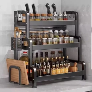 Giá Gia Vị Dày Kệ Nhà Bếp Để Bàn Đũa Đa Năng Nhiều Lớp Giá Để Đồ Món Ăn Gia Vị DQ9E