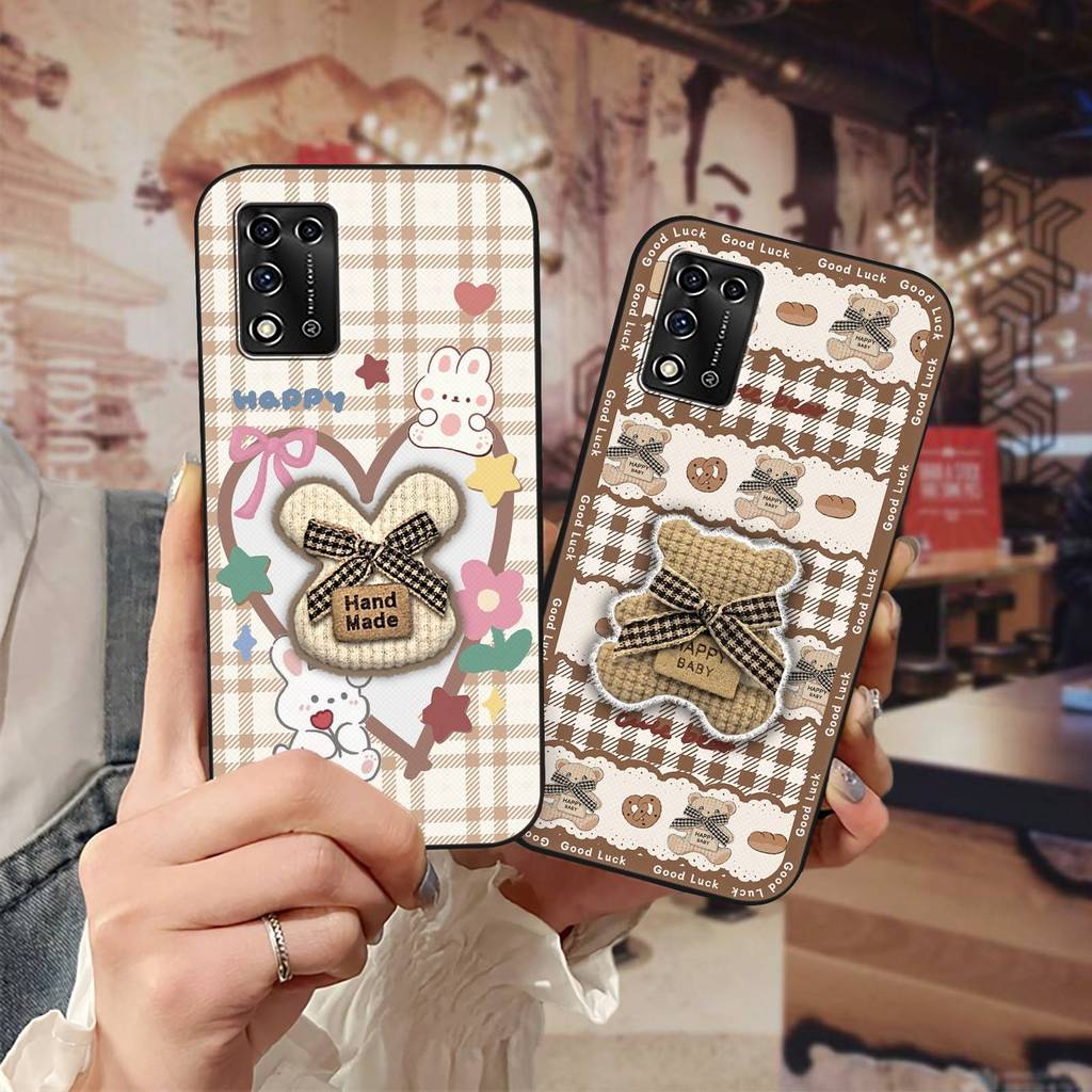 Ốp Mềm Thêu Ốp lưng ZTE Libero 5G ii / A103ZT Sang Trọng 3D Silicone TPU Chống Sốc Bền Chống Bụi Túi Điện Thoại Ốp Lưng Hoạt Hình Chống Thấm Nước Bọc Toàn Bộ ba Chiều