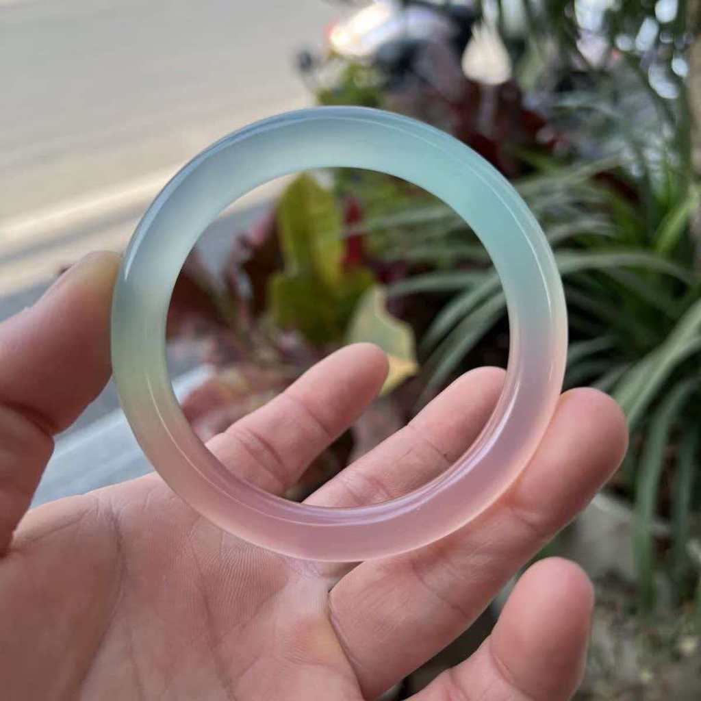 Vòng tay màu Gradient đá mắt mèo tinh tế