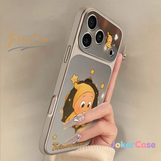 Ốp Lưng Cho IPhone 16 15 11 12 17 13 14 Pro Max 7 15 16 8 Plus XR XS MAX Vỏ gương trang điểm lấp lánh dễ thương