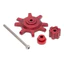Kim Loại Đen / Đỏ Lốp Lắp Ráp / Tháo Lắp Dụng Cụ Hỗ Trợ Cho Xe Bánh Xích 1 / 10 Rc 1.9 2.2 Inch Beadlock Bánh Xe