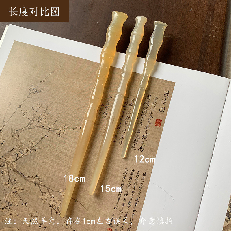 WHX-Hairpin Tre vuốt kẹp tóc cuộn dây, phụ kiện tóc và mũ đội đầu Hanfu bền đẹp