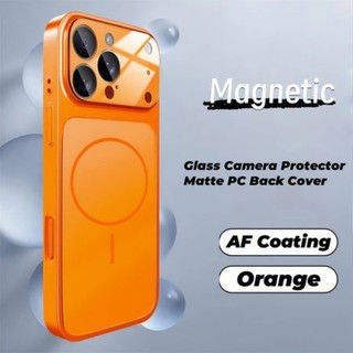 Vỏ điện thoại làm từ kính mờ Corning, tương thích với các dòng iPhone 11, 12, 13, 14, 15, 16, 17, Air, Pro và Max
