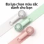 Quạt Mini Tích Điện Cầm Tay MangoTek Popo H1 3 Chế Độ Gió Làm Mát, Nhỏ Gọn Tiện Lợi Kèm Khóa Đeo