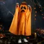 Yijialin Halloween Áo Khoác Dễ Thương Ngộ nghĩnh Trang Phục Bí Ngô Bí Ngô Ma Áo 4.13