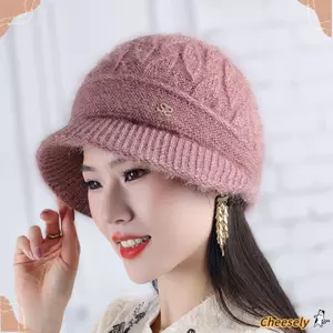 Mũ dệt kim Cheeseley lưỡi trai dày dặn chống lạnh, giữ ấm, phù hợp cho thể thao ngoài trời