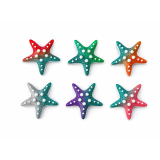 Set Charm Sao Biển Kho Báu Đại Dương Kawaii Pastel Lấp Lánh Vỏ Sò kho báu Trang Trí Dép Phụ Kiện Xinh Xắn Hot Trend