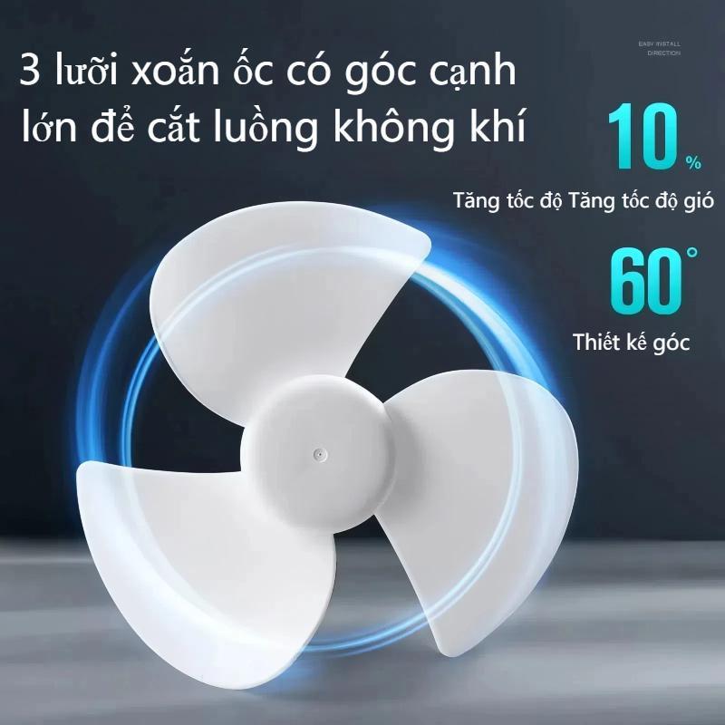 Quạt ba cánh nhỏ E27 và giao diện USB Quạt 3 cánh có phích cắm phù hợp cho nhà ở, văn phòng, ký túc xá, nhà bếp