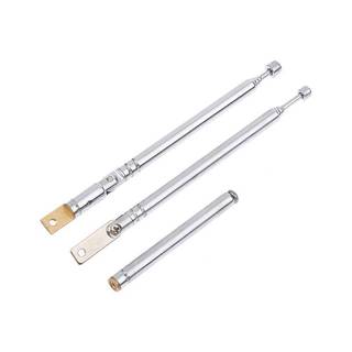 Any2Get5% tắt 17 / 25cm 5 phần Kim loại Full-Channel Am Fm Ăng-ten vô tuyến Ăng-ten kính thiên văn Ăng-ten xoay trên không M2.5
