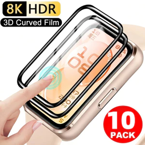 2-10 Chiếc Cong Đen Cạnh Phim Dành Cho Honor Band 10 9 7 6 5 4 Kính Cường Lực Chống Sốc Cho Honor Magic Watch 2 X5i X5 GS 5 4 3i 3 ES Pro Ultra Fit 44mm Kính Bảo Vệ Màn Hình