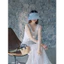 Mũ nữ organza keo màu ánh sáng, chống tia cực tím và nắng