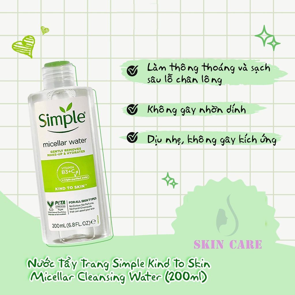Nước Tẩy Trang Làm Sạch Trang Điểm Vượt Trội 200ml ( chính hãng)