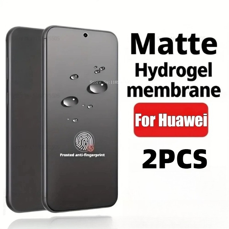 2 Chiếc Hydrogel Mềm Cho Huawei Mate 80 Pro Max Gió Mờ Và Chống Gián Điệp Bảo Vệ Màn Hình Riêng Tư Cho Huawei Mate 70 RS Ultimate Pro Plus Air HD Chống Ánh Sáng Xanh Hydrogel Phim