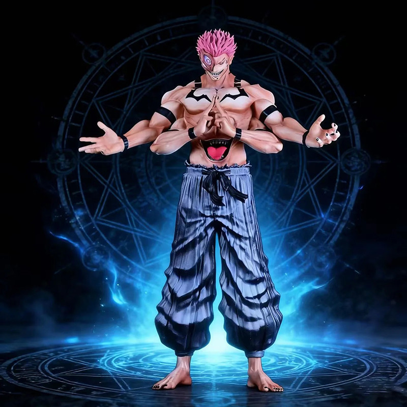 Anime Ryomen Sukuna Lời Nguyền Vua Hình Jujutsu Kaisen Sukuna Tượng Hành Động Hình Tượng Trang Trí Bàn Phụ Kiện Nhà Đồ Chơi Quà Tặng