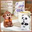 Quạt Làm Mát Thực Phẩm Mini Có Thể Điều Chỉnh Dễ Thương Làm Mát Nhanh Chó Máy Làm Lạnh Cà Phê Cho Cốc Đồ Uống Nóng Đồ Uống Sữa jiwvn