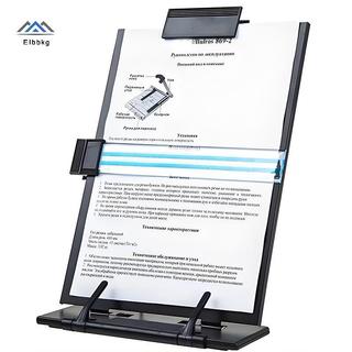 Giá đỡ giấy ELBBKG Giá đỡ tài liệu với 7 vị trí có thể điều chỉnh Giá đỡ giấy cho bàn làm việc khi gõ để đọc chữ A4, sách, biên nhận, bản nhạc, sách giáo khoa mới
