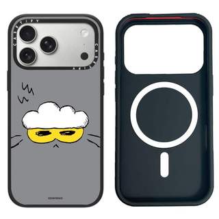 CASECASE X ZO & FRIENDS ZOA Face Sleepy Case Phiên bản vòng máy ảnh màu trắng Matte Black Hard Hút từ tính Impact Case cho Apple IPhone 13 14 15 16 17 Pro Max Air Plus có hộp