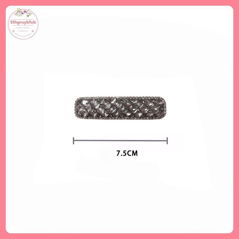 STHB 1 / 2 Chiếc Kẹp Tóc Pha Lê Sang Trọng Ánh Sáng Tính Khí Đa Năng Sáng Zircon Bên Kẹp Nổ Kẹp Phụ Kiện Tóc Thời Trang Quà Tặng VN