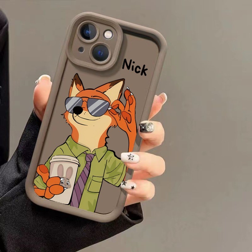 Tương thích cho Redmi A5 15 15C 13 14C K40 Gaming K30 K20 Pro Redmi Note 15 Pro + Ốp điện thoại Zootopia Nick Judy Couple Silicone Soft Cover