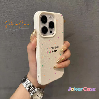 Áp dụng cho iPhone 17 14 16 15 12 13 11 Pro Max 16 14 15 Plus XR X XS Max Air Ốp điện thoại hình trái tim nhỏ đơn giản