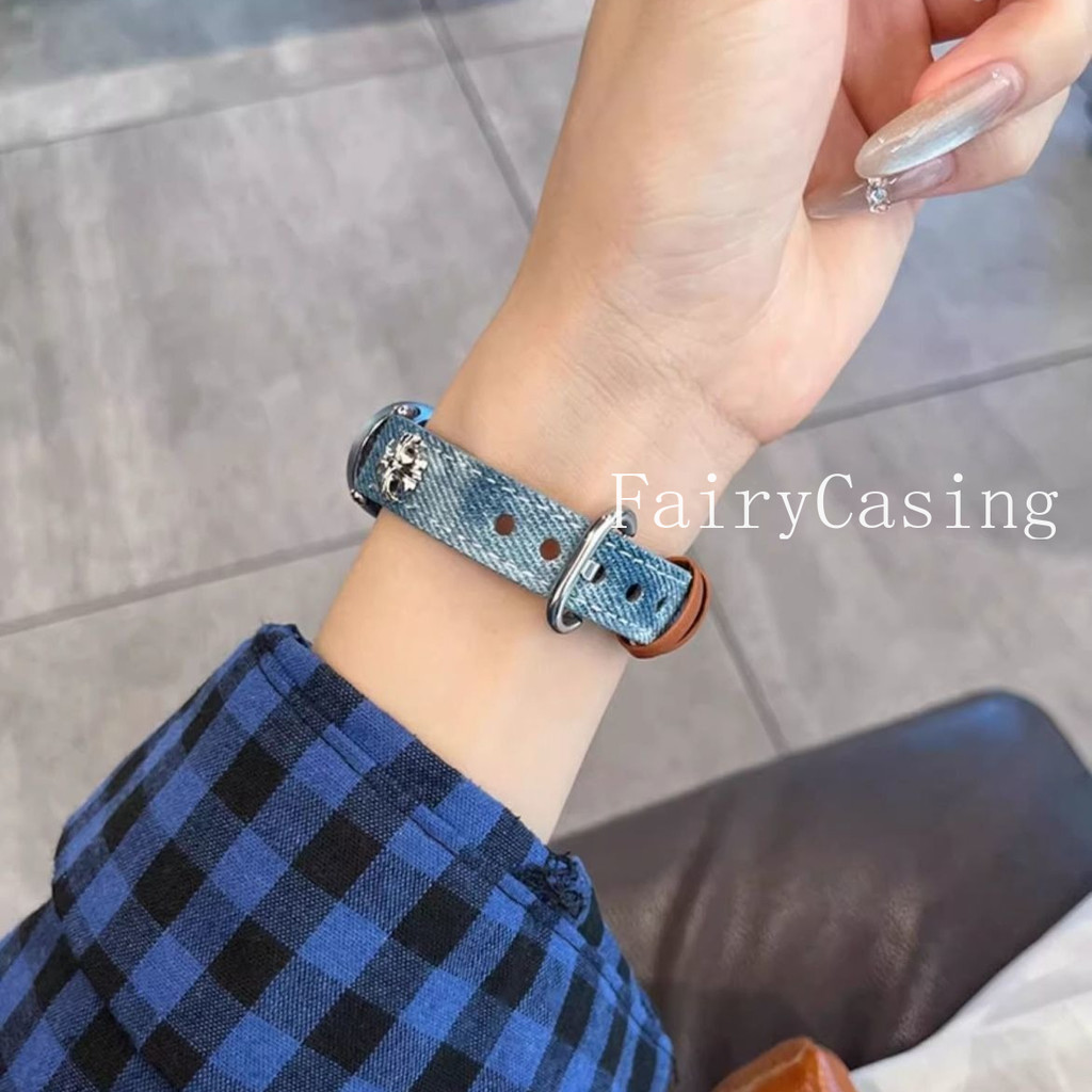Cao Bồi Chuyển Đổi Cho Xiaomi Mi Band 9 Dây Đeo Cho Mi Band 10 Vòng Tay Gốm Cho Miband 7 6 5 4 3 Dây Đeo Tay Phụ Kiện