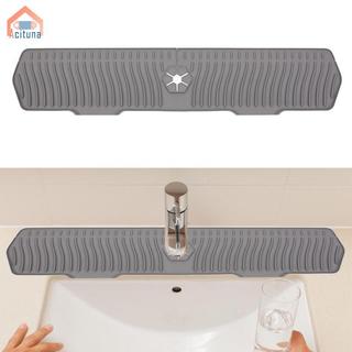 Acutuna Silicone Bồn Rửa Vòi Thảm Bồn Rửa Nhà Bếp Bắn Bảo Vệ, Tấm Thoát Nước 76cmx15.3cm Tấm Sấy Thấm Hút Cho Phòng Tắm Phòng Giặt