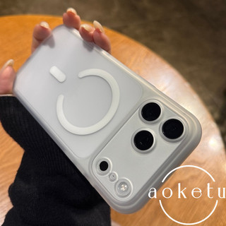 Ống kính có thể tháo rời cửa sổ lớn thích hợp cho vỏ điện thoại Apple 17 Promax hút từ tính iPhone 16 cảm giác da mờ 15 / 14 / 13 bao gồm tất cả vỏ chống rơi