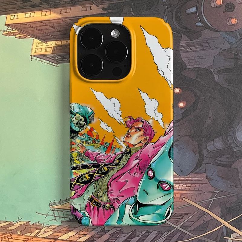 Ins Style JOJO JOJO Kira Yoshikage YIJS Ốp Điện Thoại Thích Hợp Cho IPhone 11 12 PRO 13 14 15 16 ProMax 17 AIR XR XSMAX 7 8 PLUS Phim Vỏ Cứng Bán Chạy
