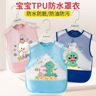 Yếm Ăn Cho Bé Chống Thấm Nước Mùa Hè Trẻ Em Quần Áo Chống Bẩn Nam Nữ Trẻ Em Không Tay Túi Cơm Cho Bé Quần Áo Bảo Vệ 4.3