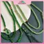 MYPANDA Choker đá tự nhiên pha lê xanh - Phù hợp cho người yêu thiền và Phật giáo