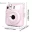 BeautifulHomeA 1 Hộp Đựng Máy Ảnh Pha Lê Sáng Bóng Cho Instax Mini 12 Trong Suốt Lấp Lánh Bao Túi Có Dây Đeo Cho Instax Mini 12 VN