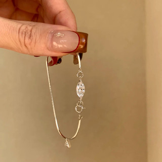 Vòng tay nữ zircon tam giác marquise, phong cách châu Âu và Mỹ