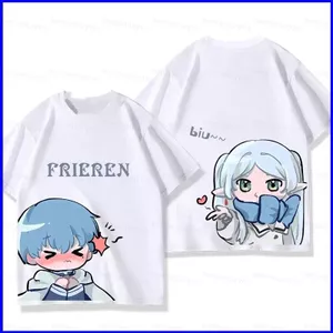 Áo thun cotton dày 220g phong cách anime, tay ngắn, thời thượng 2026