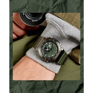 Đồng Hồ Nam Dây Nhựa Casio G-Shock GM-2100B-3A Vỏ Thép Chính Hãng - GM-2100B-3ADR Carbon Core