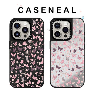 Ốp điện thoại trong suốt gương bướm thơm CASENEAL Thích hợp cho iPhone 17ProMax 17pro 17 air 16promax 16 15promax 15 14promax 13 13promax Ốp cứng chống rơi thời trang