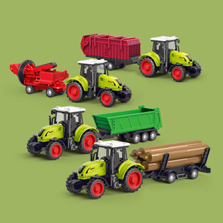 Nông Dân Cắt Lúa Mì Đồ Chơi Trẻ Em Xe Quán Tính Mô Phỏng Trang Trại Trọn Bộ Phong Cách Mới Harvester Bé Đồ Chơi Mô Hình