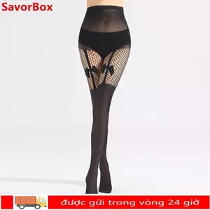 Tất lưới cá SAVORBOX - Vớ cao đùi gợi cảm phong cách Goth